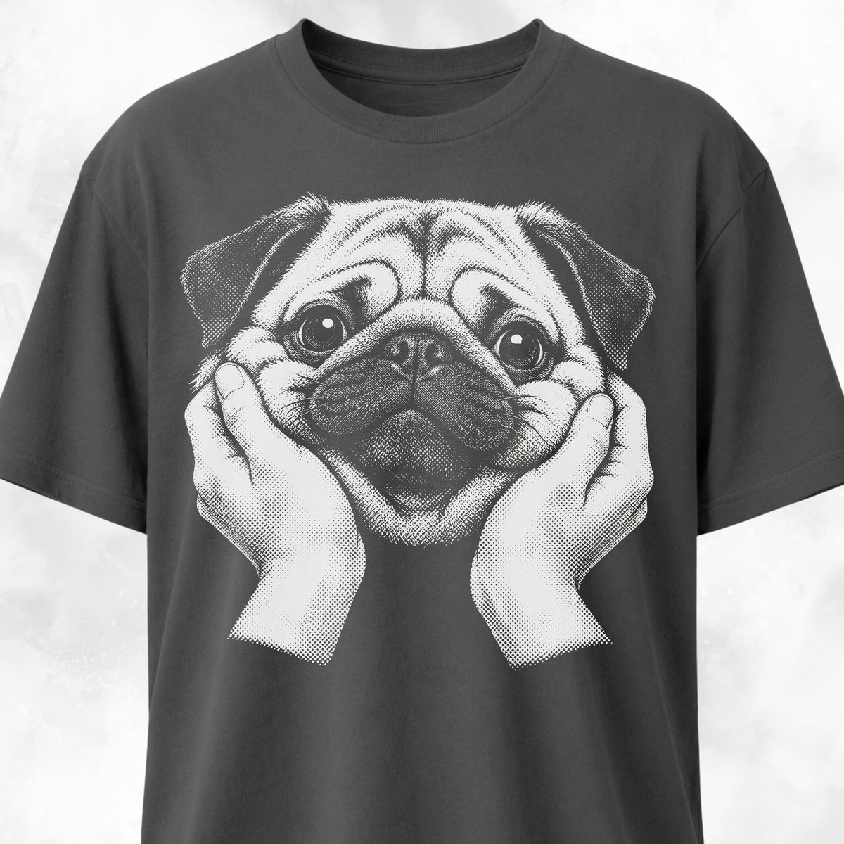 Pug Cheek Squeeze T Shirt Gift For Dog Lover