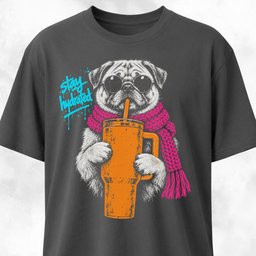 Stay Hydrated Pug T Shirt Gift For Dog Lover