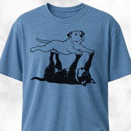 Pitbulls Airplane Position T Shirt Gift For Dog Lover