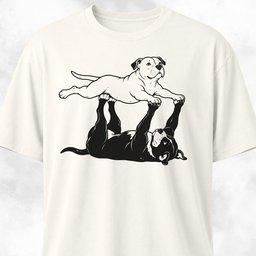 Pitbulls Airplane Position T Shirt Gift For Dog Lover