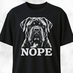 Nope Cane Corso T Shirt Gift For Dog Lover
