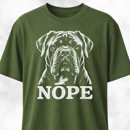 Nope Cane Corso T Shirt Gift For Dog Lover