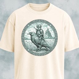 Medieval French Bulldog Knight On A Crow T Shirt Gift For Dog Lover