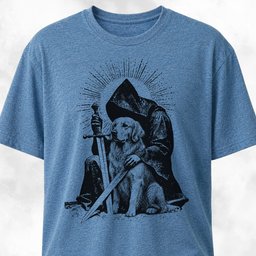 Grim Reaper With Goldie T Shirt Gift For Dog Lover