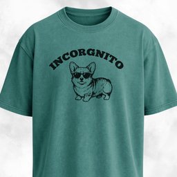 Incorgnito Corgi T Shirt Gift For Dog Lover