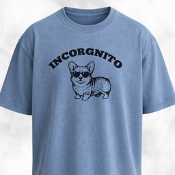 Incorgnito Corgi T Shirt Gift For Dog Lover