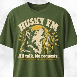 Husky Fm T Shirt Gift For Dog Lover
