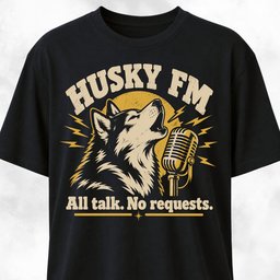 Husky Fm T Shirt Gift For Dog Lover