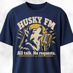 Husky Fm T Shirt Gift For Dog Lover