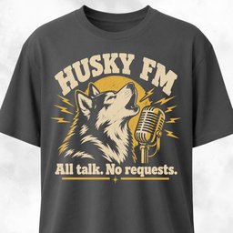 Husky Fm T Shirt Gift For Dog Lover