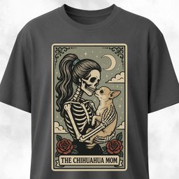 The Chihuahua Mom Tarot Card 2 T Shirt Gift For Mom