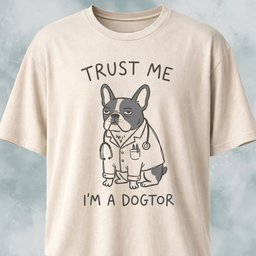 Im A Dogtor Frenchie T Shirt Gift For Dog Lover