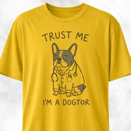 Im A Dogtor Frenchie T Shirt Gift For Dog Lover
