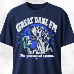 Great Dane Fm T Shirt Gift For Dog Lover