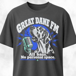 Great Dane Fm T Shirt Gift For Dog Lover