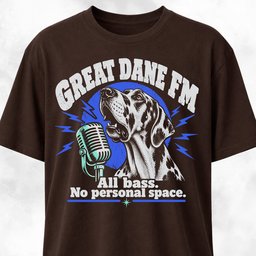 Great Dane Fm T Shirt Gift For Dog Lover