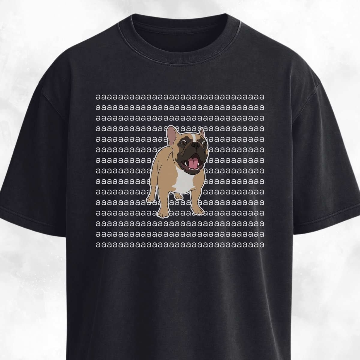 Screaming Frenchie Meme T Shirt Gift For Dog Lover