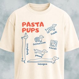 Pasta Pups Dachshund Edition T Shirt Gift For Dog Lover