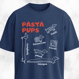 Pasta Pups Dachshund Edition T Shirt Gift For Dog Lover