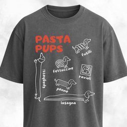 Pasta Pups Dachshund Edition T Shirt Gift For Dog Lover