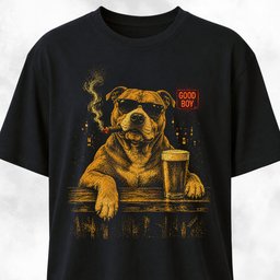 Good Boy Pitbull T Shirt Gift For Dog Lover