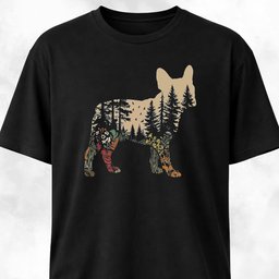 Nature French Bulldog T Shirt Gift For Dog Lover
