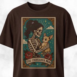 The Chihuahua Mom Tarot Card T Shirt Gift For Mom