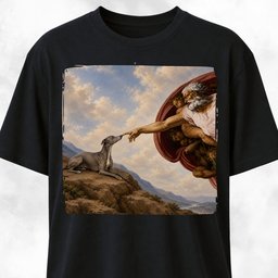 The Creation Of Adam Italian Greyhound T Shirt Gift For Dog Lover