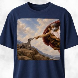 The Creation Of Adam Italian Greyhound T Shirt Gift For Dog Lover