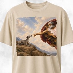 The Creation Of Adam Italian Greyhound T Shirt Gift For Dog Lover