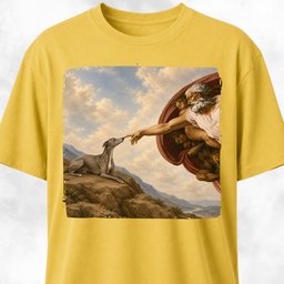 The Creation Of Adam Italian Greyhound T Shirt Gift For Dog Lover