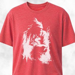 Sasquatch With Husky T Shirt Gift For Dog Lover