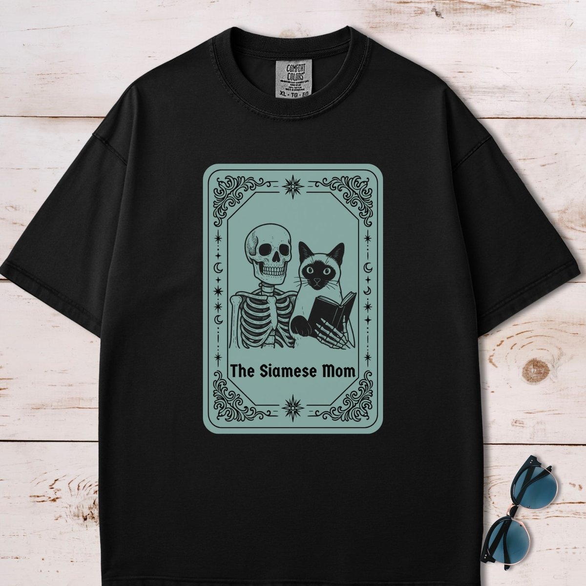 The Siamese Mom Tarot Card T Shirt Gift For Mom