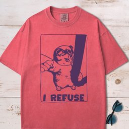 I Refuse Cute Cat T Shirt Gift For Cat Lover
