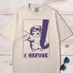 I Refuse Cute Cat T Shirt Gift For Cat Lover