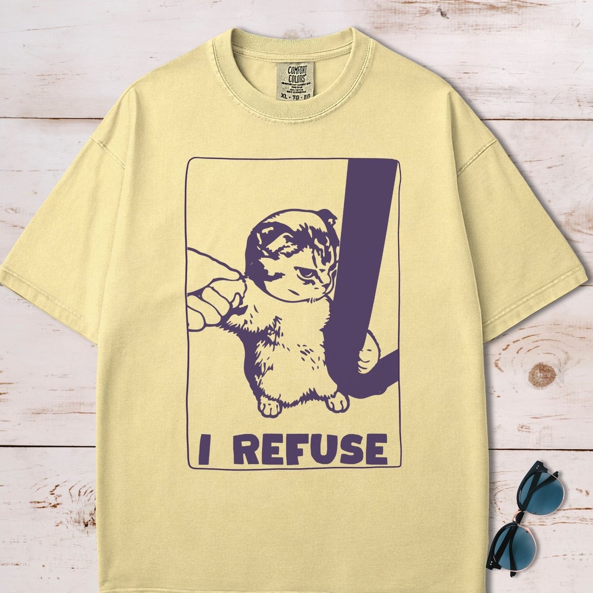 I Refuse Cute Cat T Shirt Gift For Cat Lover