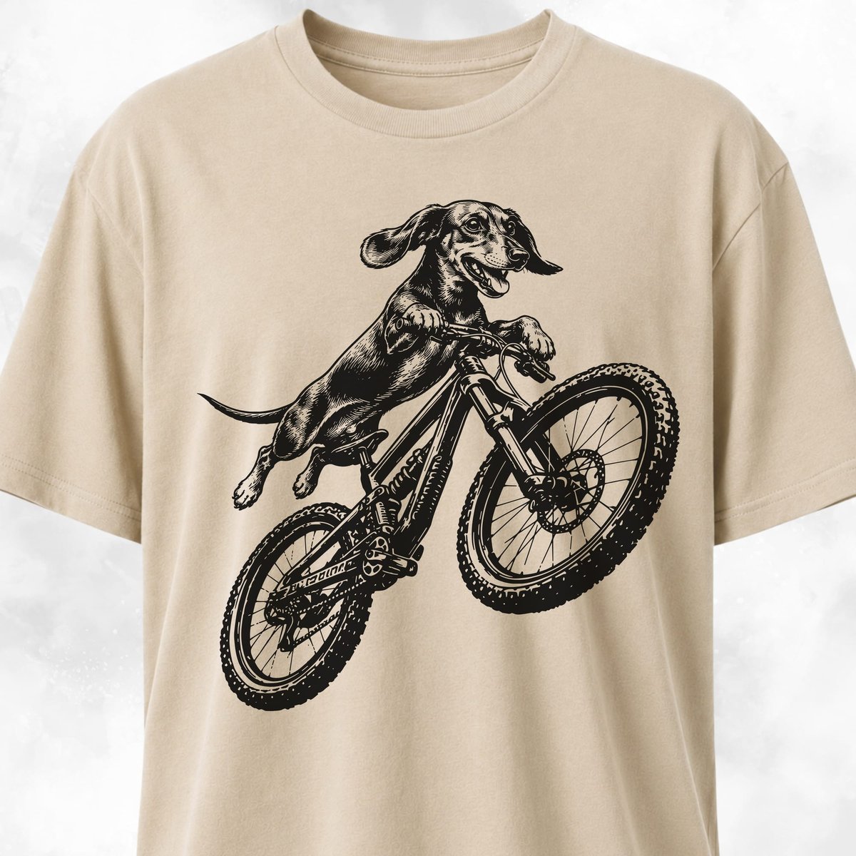 MTB Doxie T Shirt Gift For Dog Lover