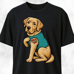 I Love Mom Tattoo Yellow Lab T Shirt Gift For Mom