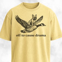 Off To Cause Drama Frenchie T Shirt Gift For Dog Lover