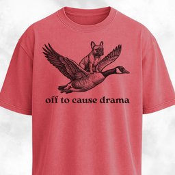 Off To Cause Drama Frenchie T Shirt Gift For Dog Lover