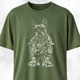 Stylish Urban French Bulldog T Shirt Gift For Dog Lover