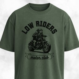 Low Riders Motor Club Dachshund Edition T Shirt Gift For Dog Lover