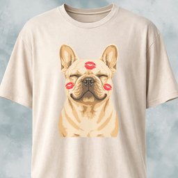 Kisses On A Frenchie T Shirt Gift For Dog Lover