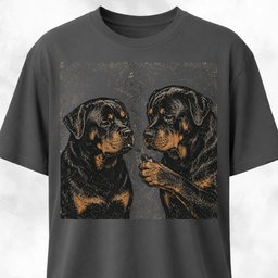 Rottie Buddies T Shirt Gift For Dog Lover