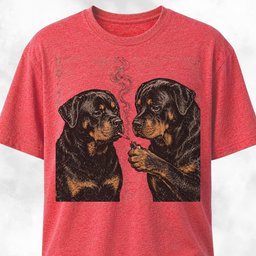 Rottie Buddies T Shirt Gift For Dog Lover