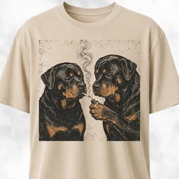 Rottie Buddies T Shirt Gift For Dog Lover