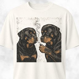 Rottie Buddies T Shirt Gift For Dog Lover