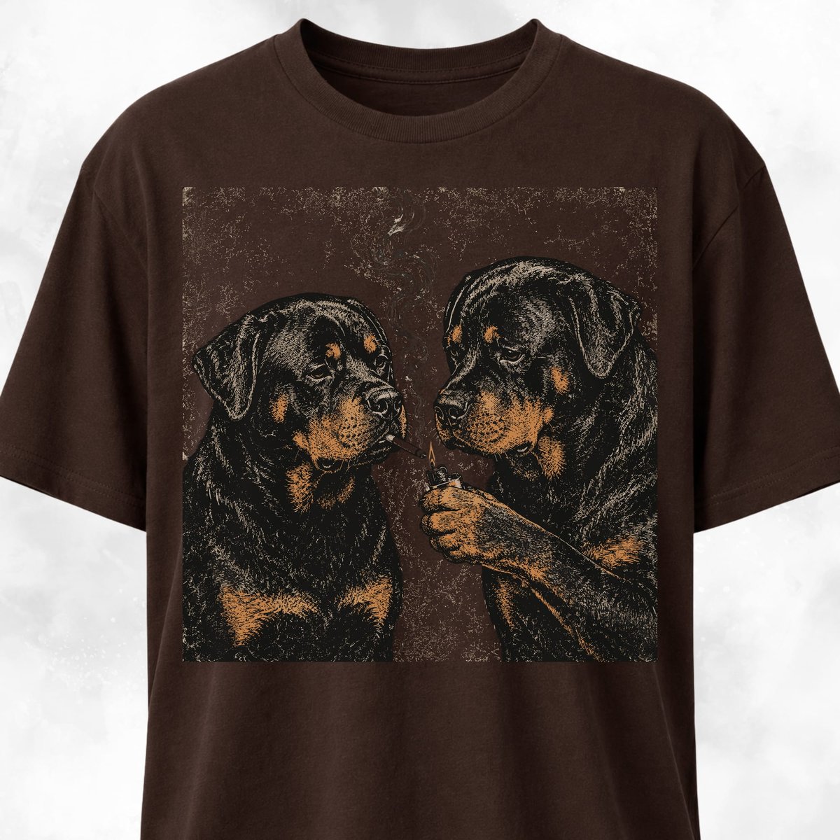 Rottie Buddies T Shirt Gift For Dog Lover
