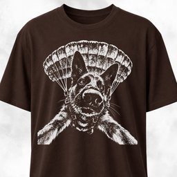 Parachute Gsd T Shirt Gift For Dog Lover