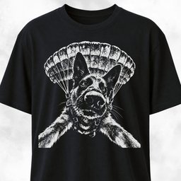 Parachute Gsd T Shirt Gift For Dog Lover